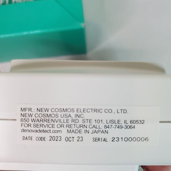 Denova Natural Gas Alarm W/Voice Alert 10 Yr Battery Powered Detector - OPEN BOX - Picture 11 of 14